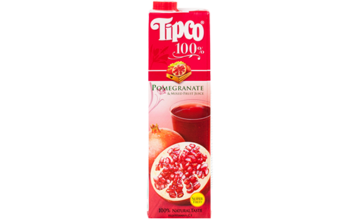 Tipco 100% Pomegranate & Mixed Fruit Juice