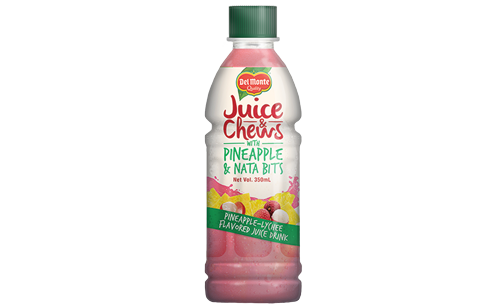 Del Monte Juice & Chews Pineapple Lychee Flavored Drink