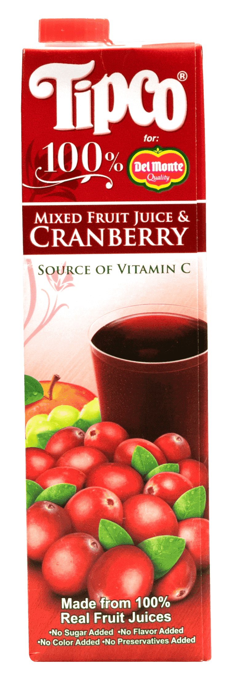 Tipco 100% Mixed Fruit Juice & Cranberry