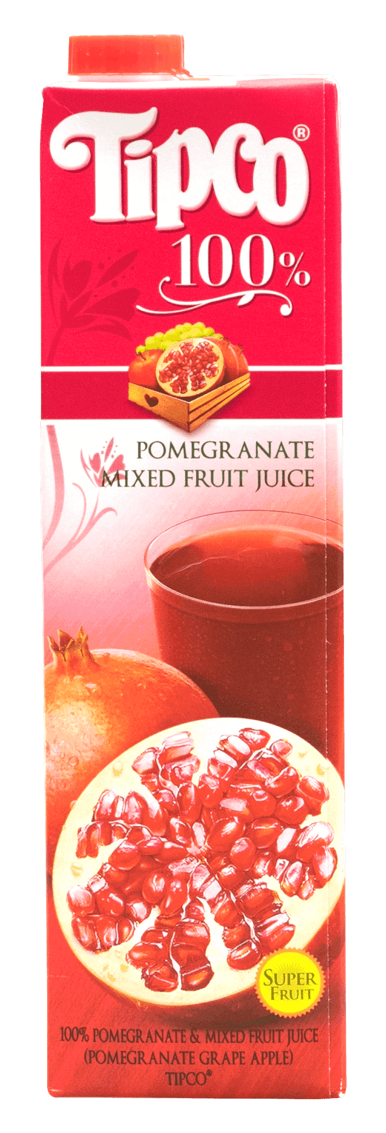 Tipco 100% Pomegranate & Mixed Fruit Juice