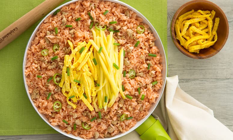Bagoong Fried Rice with Tomato Sauce Recipe