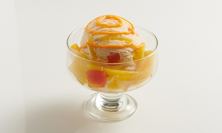 Fiesta Langka-Melon Swirl Ice Cream Recipe