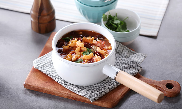 Macaroni and Bean Soup Recipe