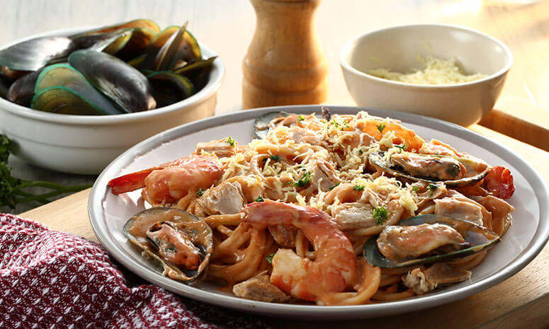 Seafood Pasta Royale Recipe